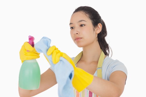 Regular home cleaning visit in Shoreditch with dusting and vacuuming
