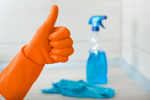 Clean office kitchen and communal surfaces in a Shoreditch commercial property