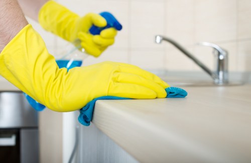 PPE used by a Shoreditch carpet cleaning professional