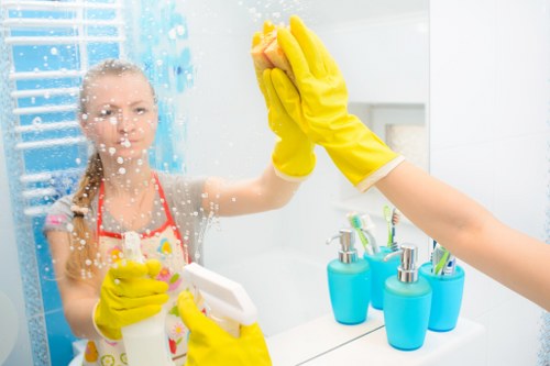 Commercial post-construction cleaning in Shoreditch office space