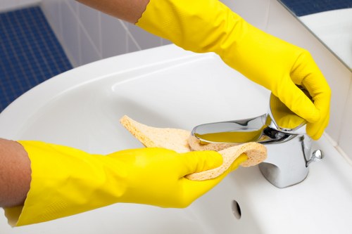 Local cleaner handling a deep clean in a Shoreditch home